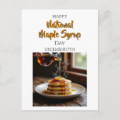 National Maple Syrup Day - December 17th Postkarte (Vorderseite)