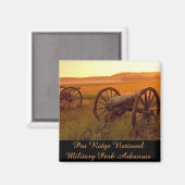 National Militärabteilung von Pea Ridge Arkansas Magnet (Vorderseite/Rückseite)