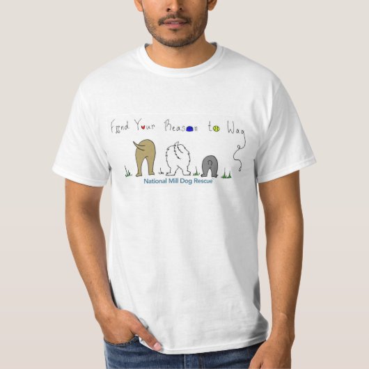 National Mill Dog Rescue finden Sie Ihren Grund fü T-Shirt (Vorderseite)