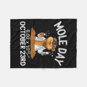 National Mole Day Animal Mammal Mole Whisperer  Fleecedecke (Vorderseite (Horizontal))