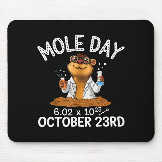 National Mole Day Animal Mammal Mole Whisperer Mousepad (Vorne)