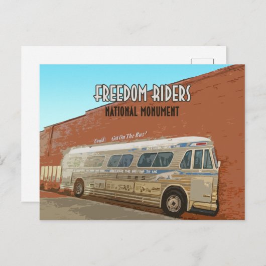 National Monument Alabama Postkarte (Vorne/Hinten)