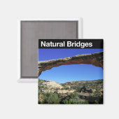 National Monument Natural Bridges Magnet (Vorderseite/Rückseite)