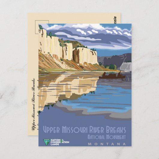 National Monument Obelisk Postkarte (Vorne/Hinten)