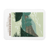 National Monument of Upper Missouri River Magnet (Horizontal)