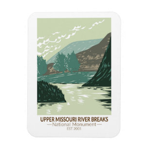 National Monument of Upper Missouri River Magnet