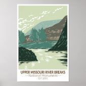 National Monument of Upper Missouri River Poster (Vorne)