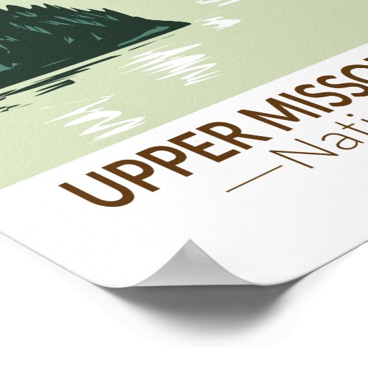 National Monument of Upper Missouri River Poster (Ecke)