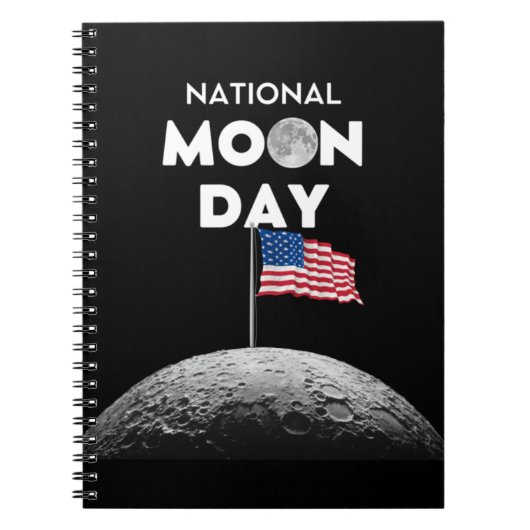 National Moon Day Classic Notizblock (Vorderseite)