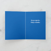 National Muffin Day Greeting Card, Muffin Fight!  Karte (Innenseite)