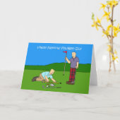 National Mulligan Day October 17th Karte (Gelbe Blume)