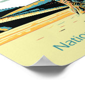 National Museum Doha Illustration Katar Poster (Ecke)