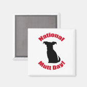 National Mutt Day Magnet (Vorderseite/Rückseite)