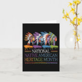 National National National Native American Heritag Karte (Gelbe Blume)