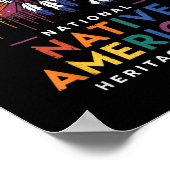 National National National Native American Heritag Poster (Ecke)