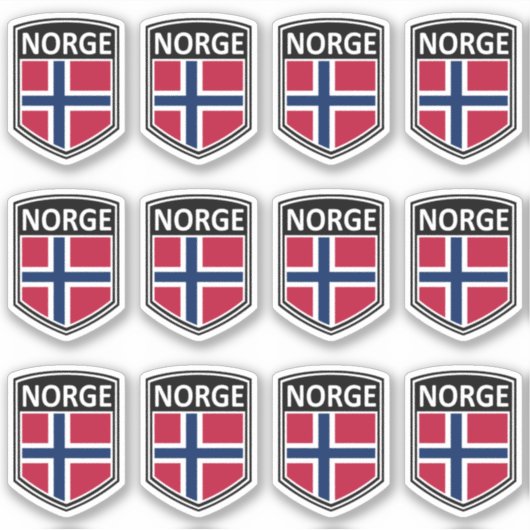 National - Norge Aufkleber (Vorderseite)