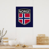 National - Norge Poster (Küche)