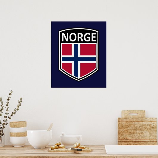 National - Norge Poster (Küche)