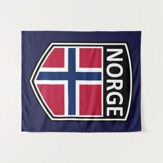 National - Norge Wandteppich (Vorderseite (Horizontal))