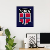 National - Norwegen Poster (Heimbüro)