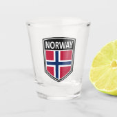 National - Norwegen Schnapsglas (Vorderseite)