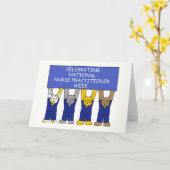 National Nurse Practitioner Week Karte (Gelbe Blume)