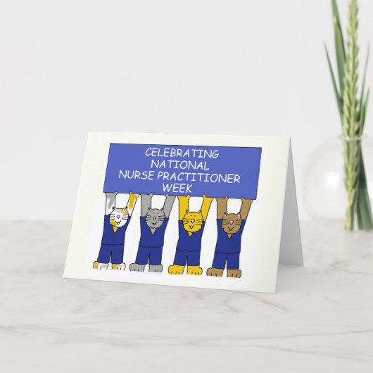 National Nurse Practitioner Week Karte (Vorderseite)
