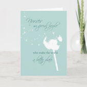 National Nurse Practitioner Week mit Dandelion Dankeskarte (Vorderseite)