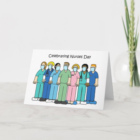 National Nurses Day May Karte (Vorderseite)