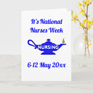 National Nurses Week Dankeschön Karte