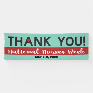 National Nurses Week Vielen Dank Banner