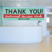 National Nurses Week Vielen Dank Banner