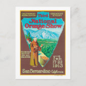 National Orange ShowPoster #1 Postkarte (Vorderseite)