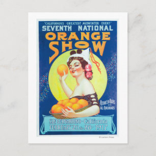 National Orange ShowPoster #3 Postkarte