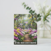 National Orchid Garden Singapur Postcard Postkarte (Stehend Vorderseite)