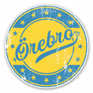 National - Örebro Sverige   Schweden Sticker