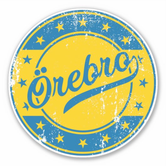 National - Örebro Sverige | Schweden Sticker (Vorderseite)