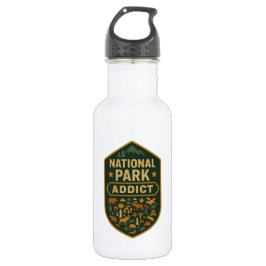 National Park Addict Premium Edelstahlflasche