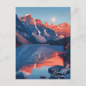 National Park Banff Canada Travel Postkarte (Vorderseite)