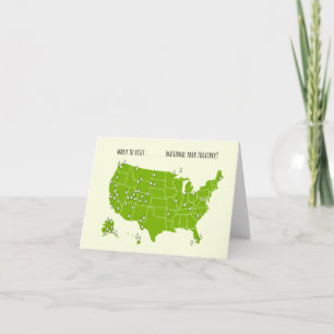 National Park Card Karte