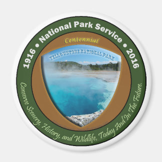National Park Centennial Magnet Yellowstone 3 in