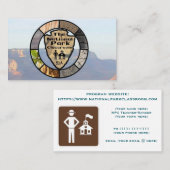 National Park Classroom Business Card Visitenkarte (Vorne/Hinten)