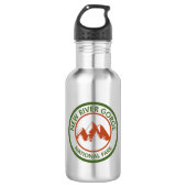 National Park der New River Gorge Edelstahlflasche (Vorderseite)