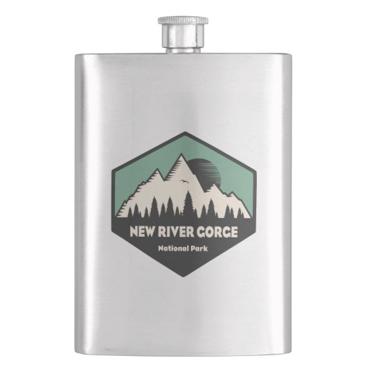 National Park der New River Gorge Flachmann (Vorderseite)