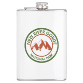 National Park der New River Gorge Flachmann (Vorderseite)