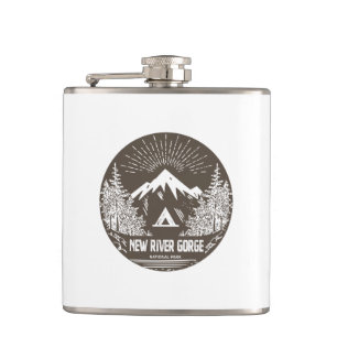 National Park der New River Gorge Flachmann