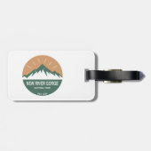 National Park der New River Gorge Gepäckanhänger (Rückseite horizontal)