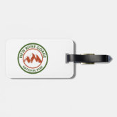 National Park der New River Gorge Gepäckanhänger (Rückseite horizontal)