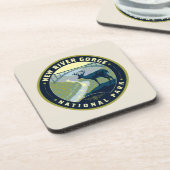 National Park der New River Gorge Getränkeuntersetzer (Linke Seite)