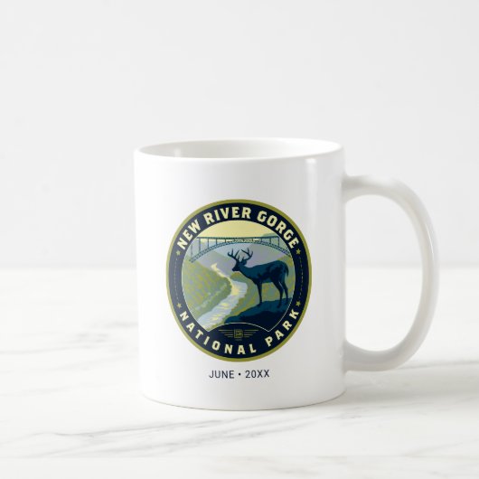 National Park der New River Gorge Kaffeetasse (Rechts)